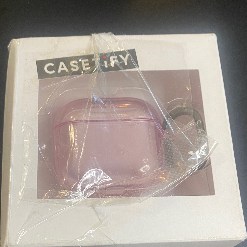 Casetify Pink AirPods Case
